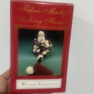 Santa Claus stocking holder